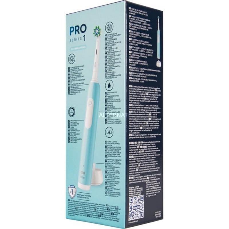 Detalle de Braun Oral-B Pro 1 Cross Action: cepillo eléctrico oscilante con 3 modos y temporizador