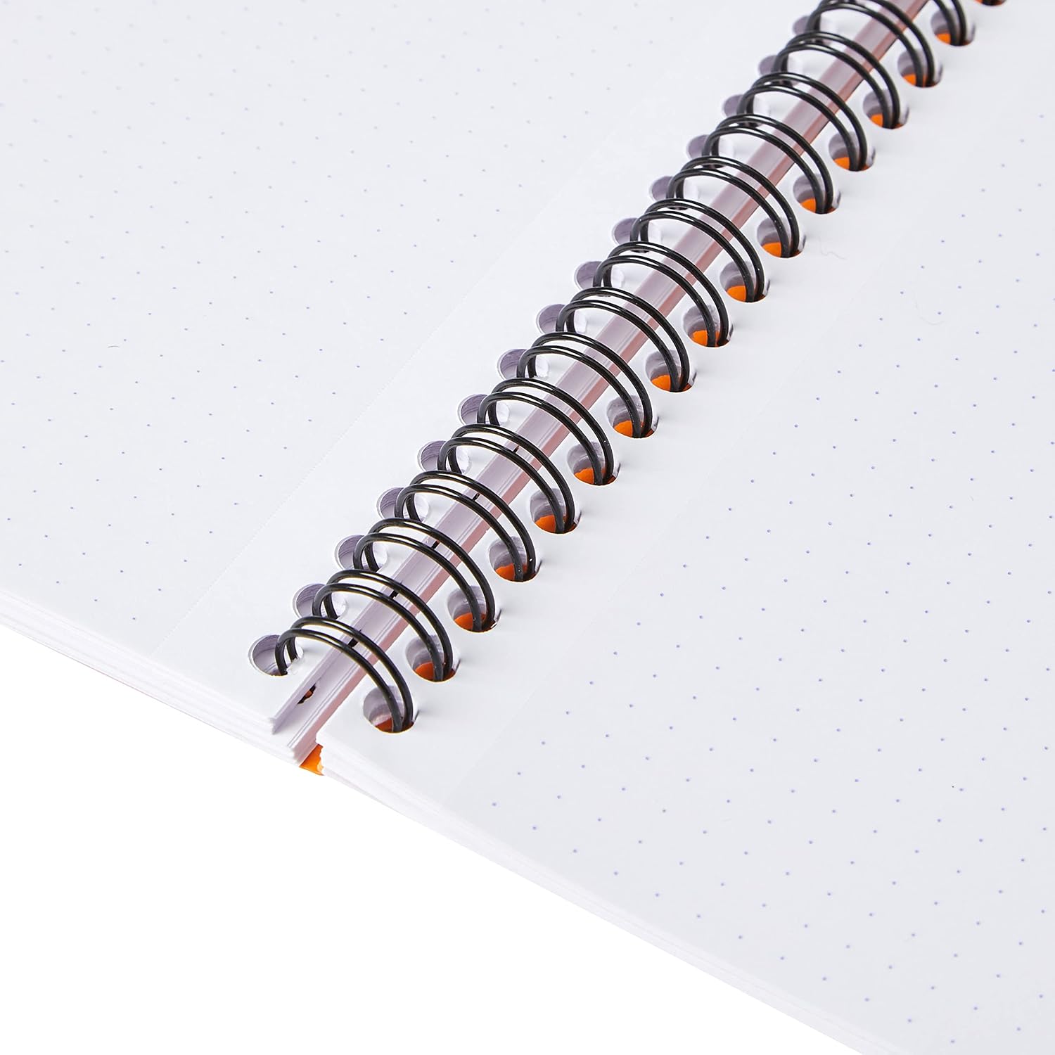 Detalle de RHODIA 193448C Spiral Notebook (Full Binding) – A5+, Dot, 160 Detachable Pages, Orange
