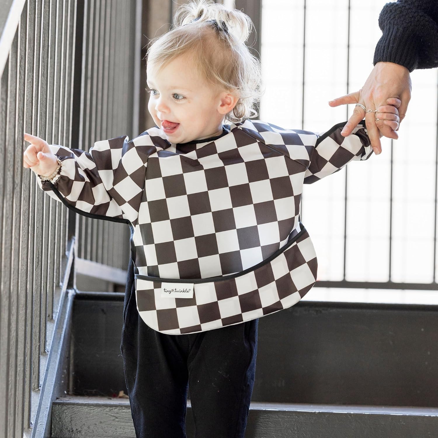 Detalle de Tiny Twinkle Long-Sleeve Bib 2-Pack