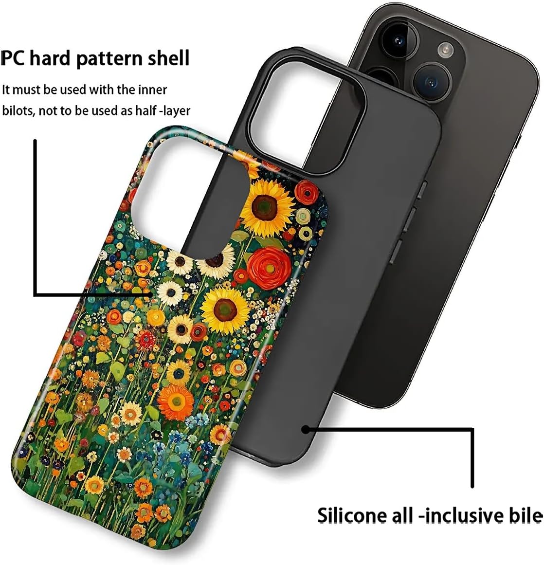 Detalle de Yesad Phone Case for iPhone 16 Pro Max