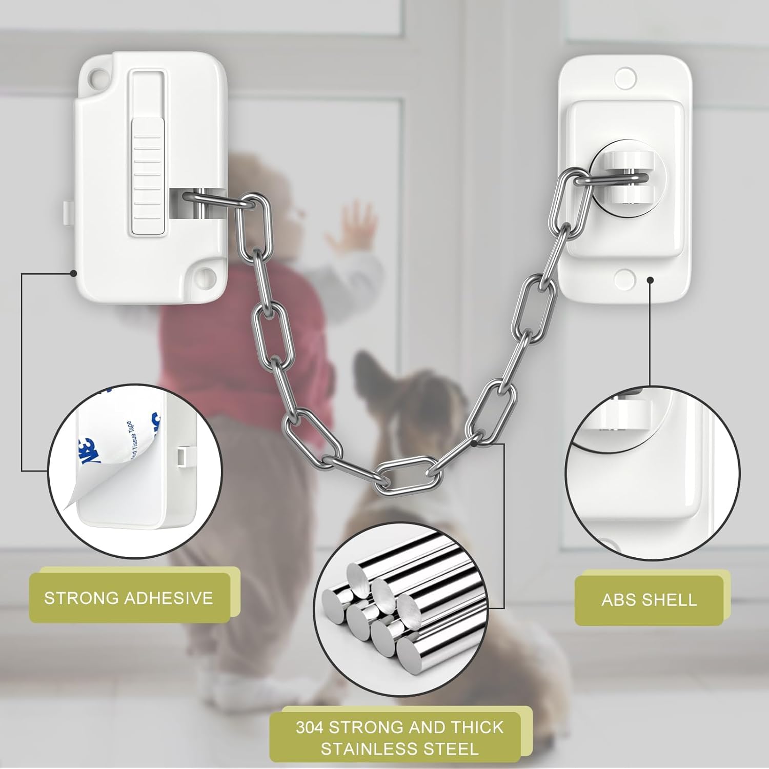 Thumbnail 6 de AOSITE Window Locks 2pcs child safety