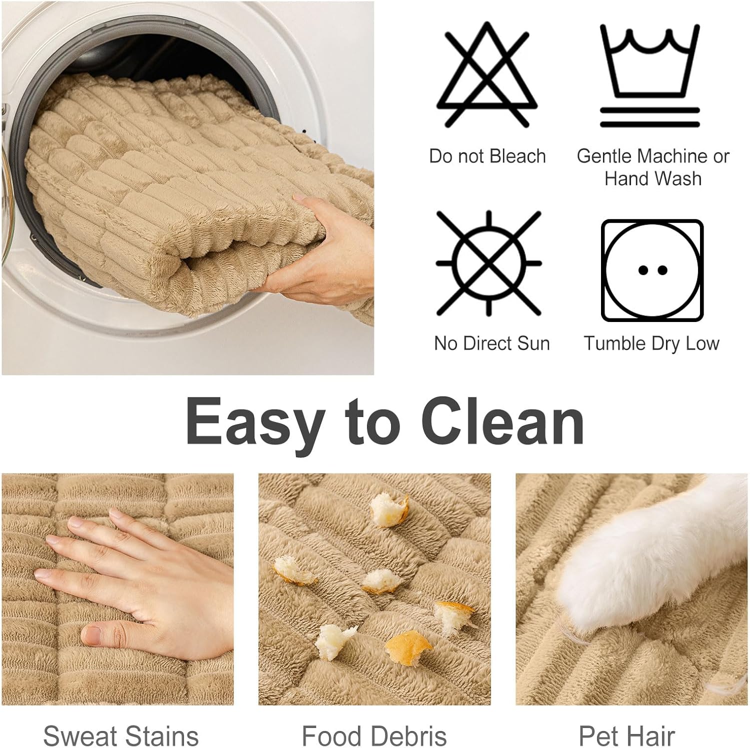 Thumbnail 6 de hyha Couch Covers 27.6" x 70.9" 🛋