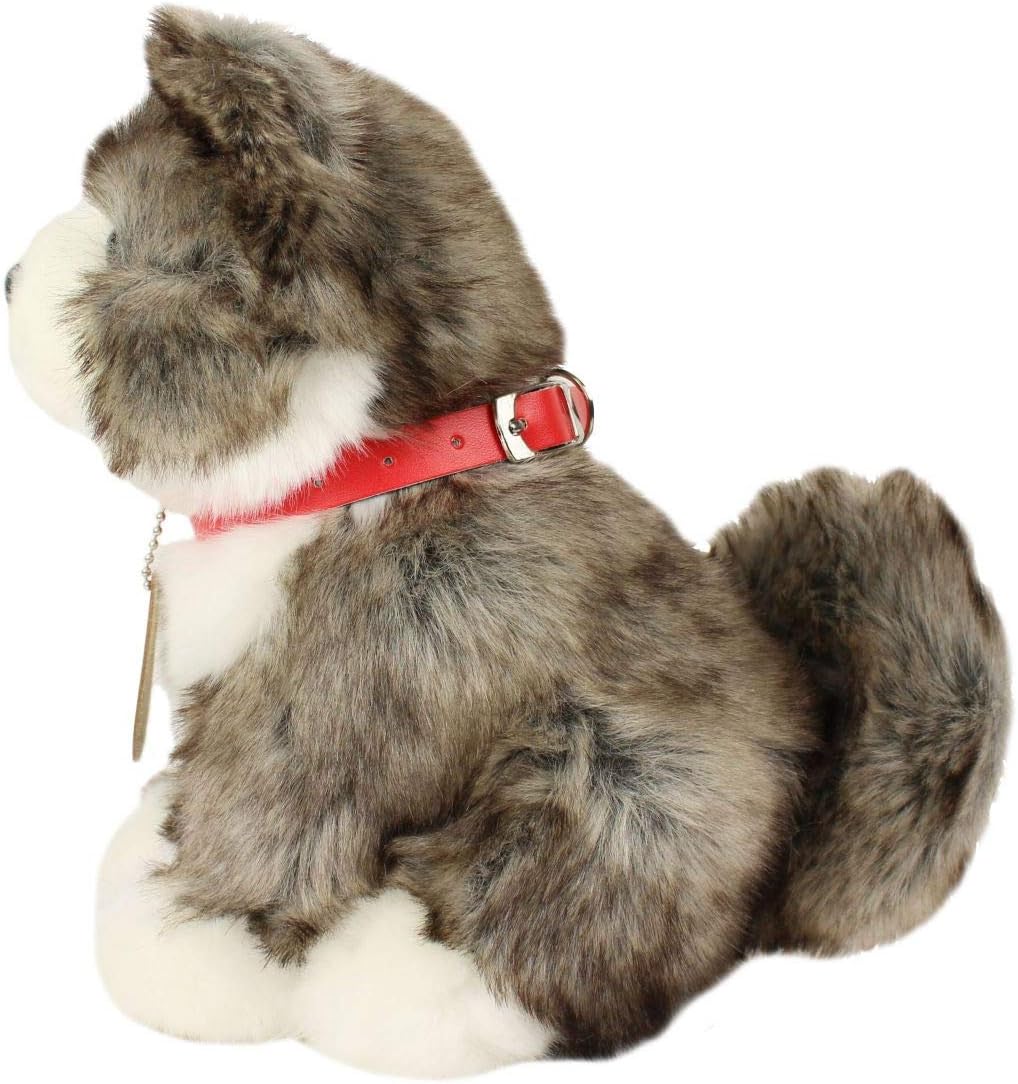 Detalle 2 de キュート販売 D0020 秋田犬虎毛のぬいぐるみ Mサイズ ポリエステル製