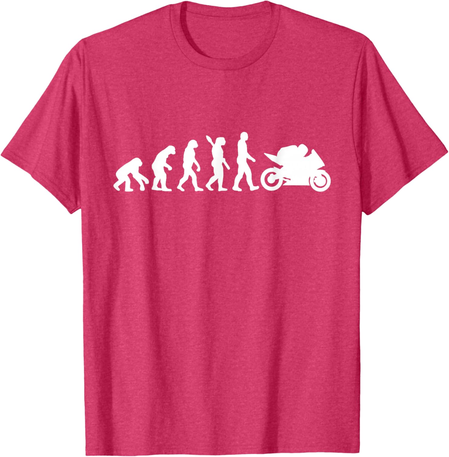 Detalle 2 de Moto De Course Motocycliste Motards L'évolution T-Shirt