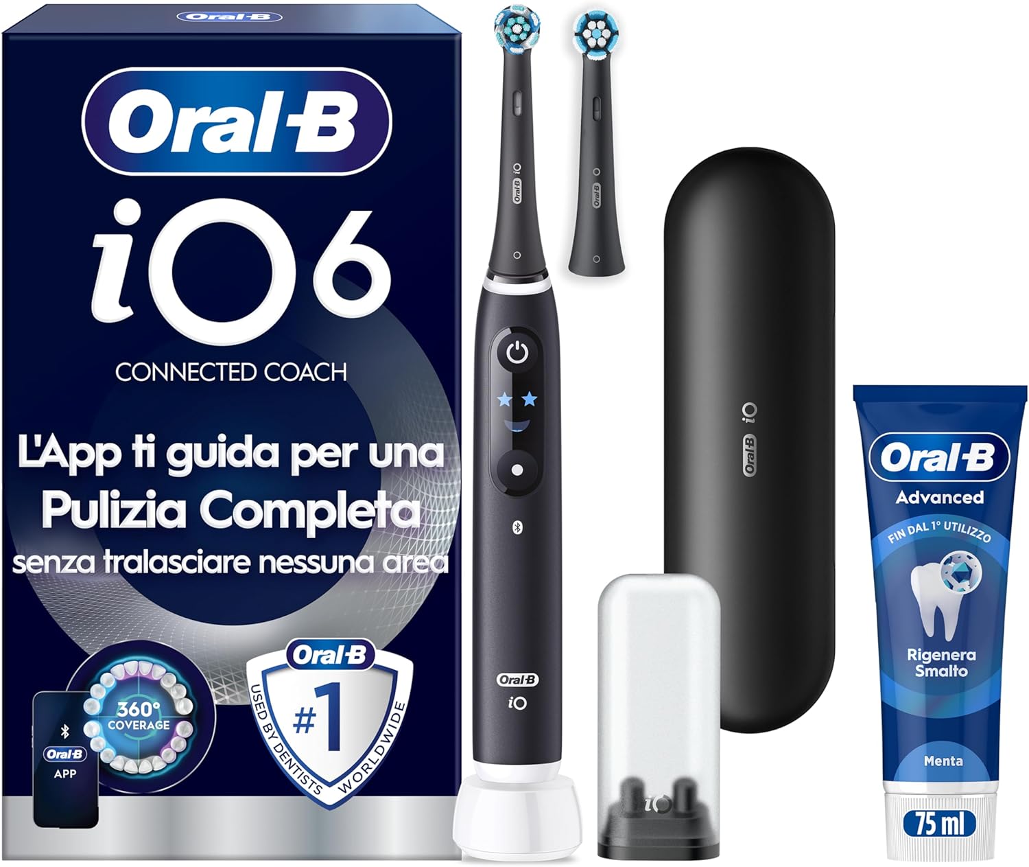 Detalle de Oral-B iO 6N spazzolino elettrico 2 testine 🦷