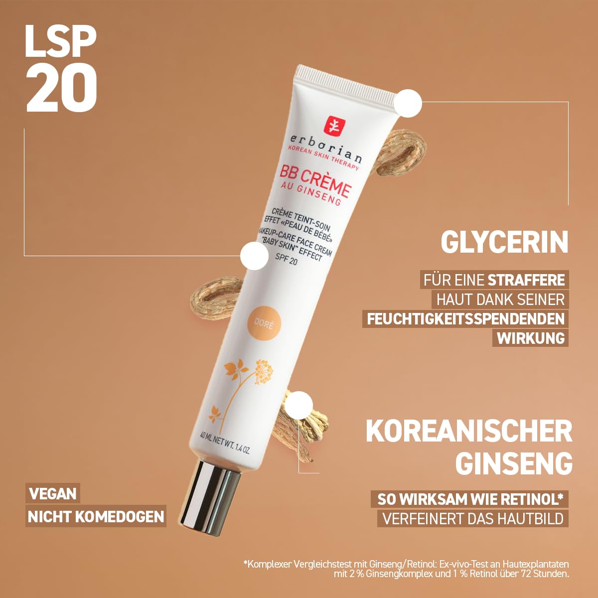 Thumbnail 5 de Erborian BB Creme mit Ginseng SPF 20