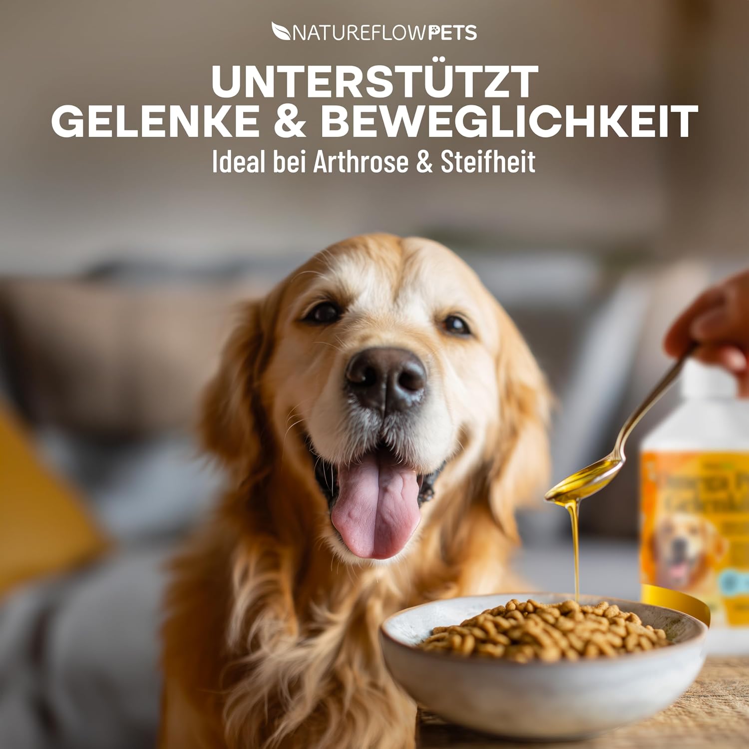 Detalle de Omega Pro Gelenköl Mix 24% Omega‑3 für Hunde