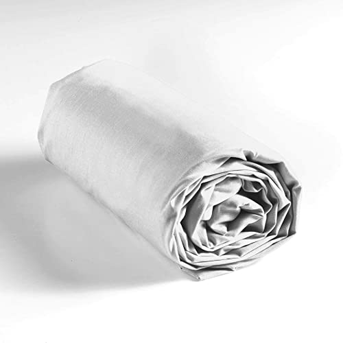 Thumbnail 7 de Drap housse Lina Blanc 90 x 190 cm – 100% coton par Douceur d'Intérieur