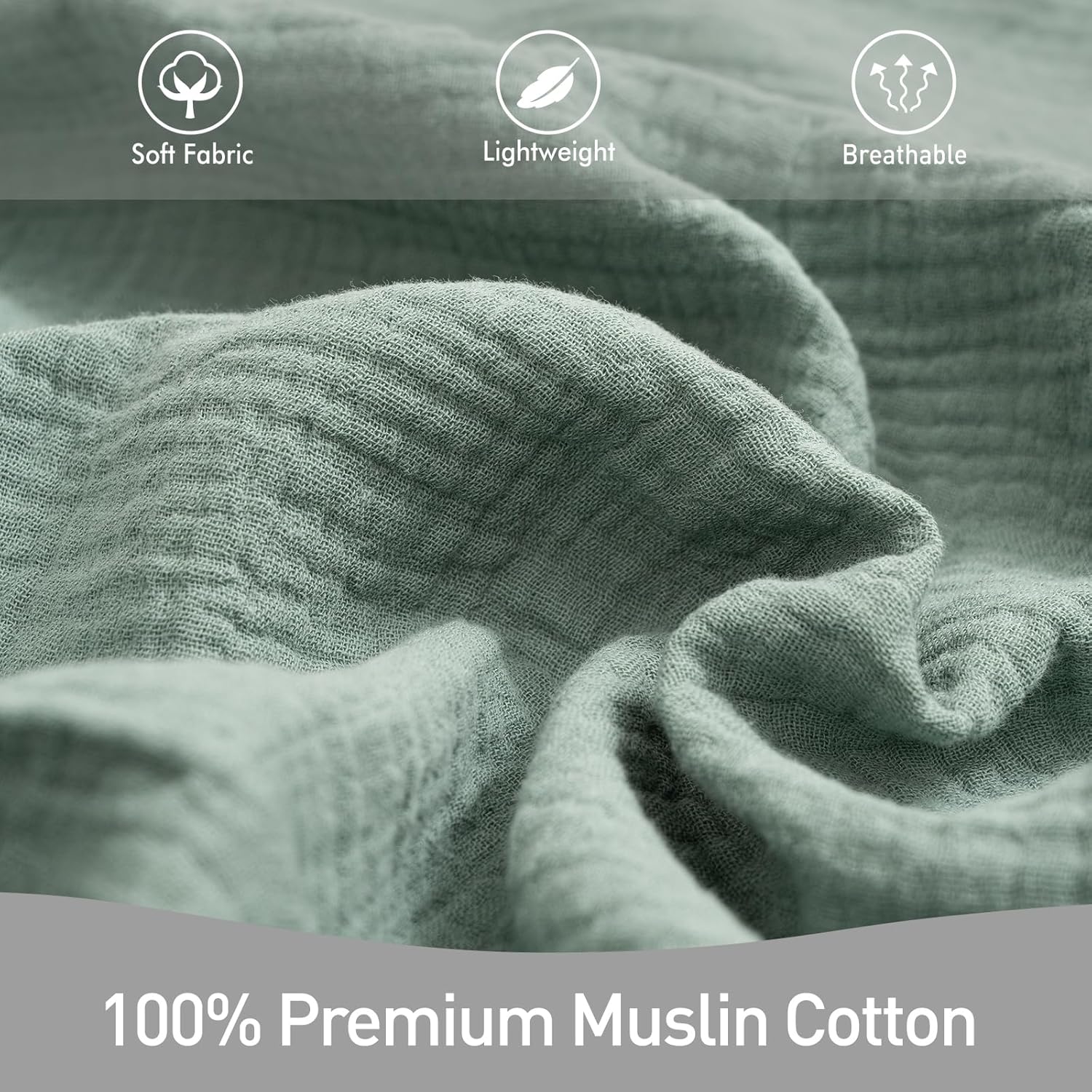 Thumbnail 5 de GLLQUEN BABY Baby Blankets 95x100cm 2 Pack
