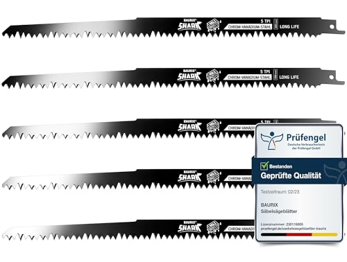 BAURIX Lame de scie sabre SHARK 300 mm ⚙