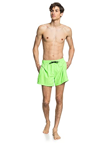 Detalle de Quiksilver Everyday Volley 15" Bañador para Hombre – Lime Punch, Talla M
