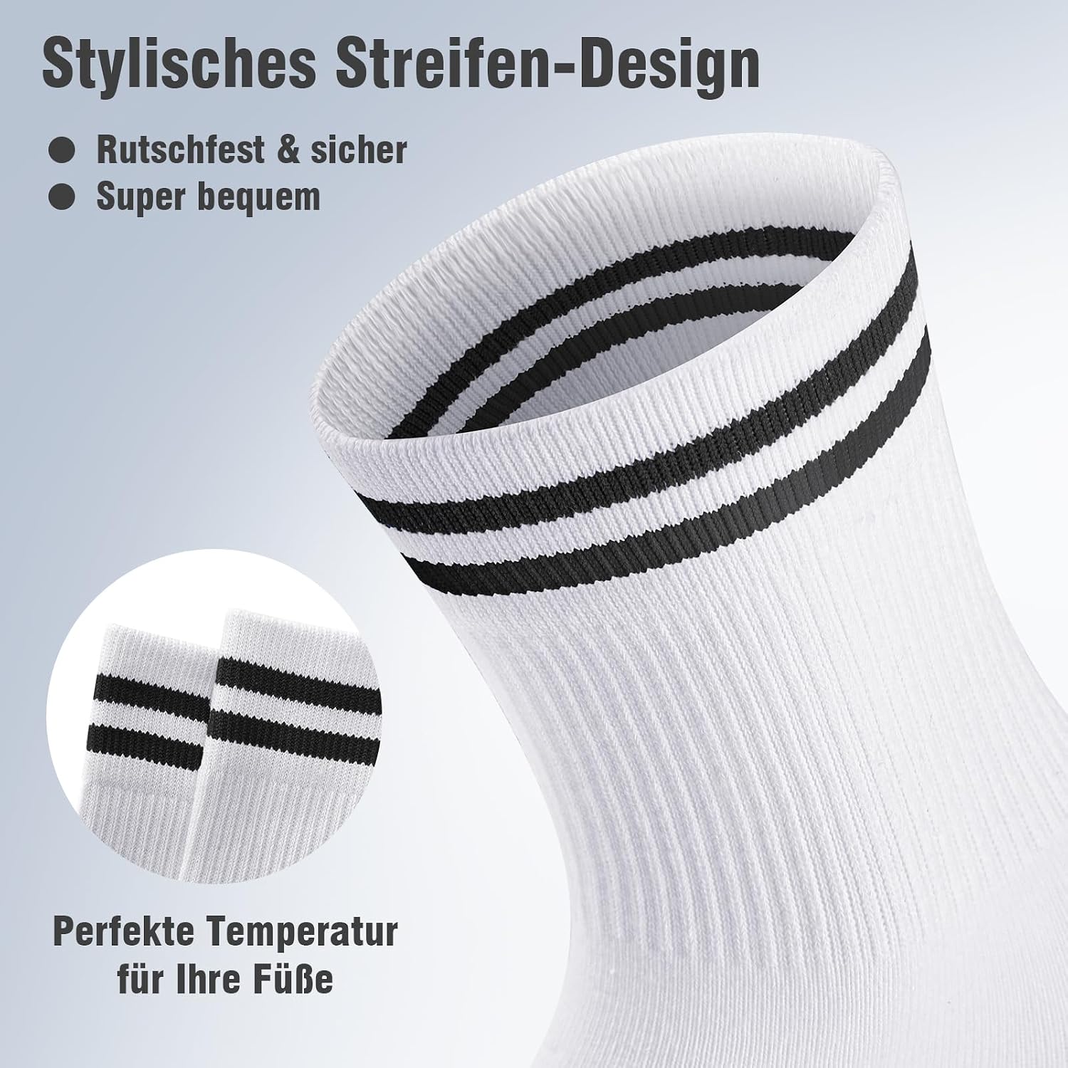 Thumbnail 5 de Socken Herren Damen Sportsocken 4 Paar Baumwolle