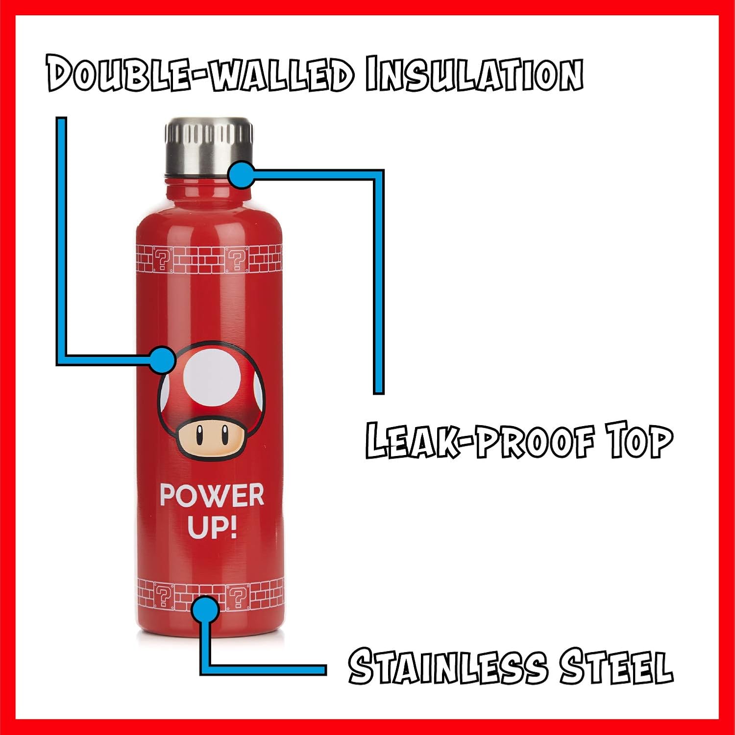 Thumbnail 2 de Bouteille Power Up Mushroom 500ml 🥤