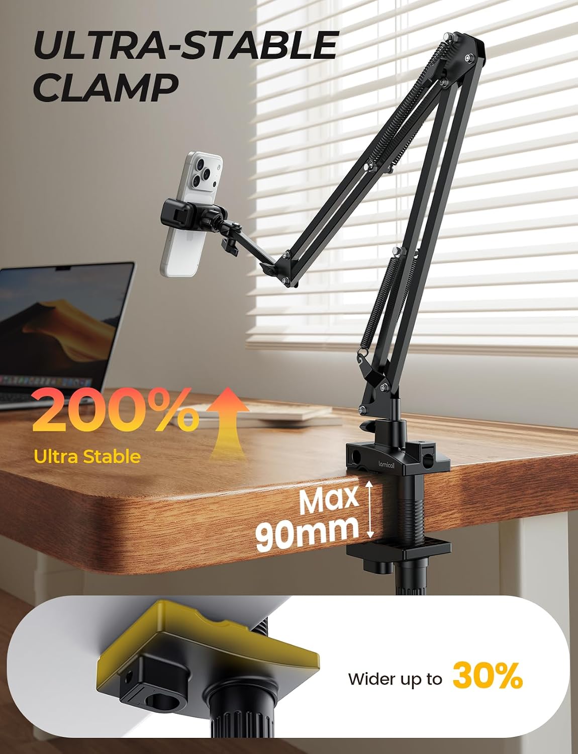 Thumbnail 2 de Lamicall Phone Holder with Carbon Steel Arm