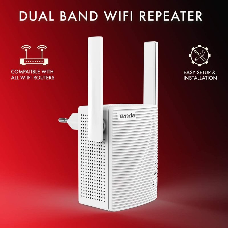 Detalle 2 de Tenda A18 Repetidor Dual Band AC1200