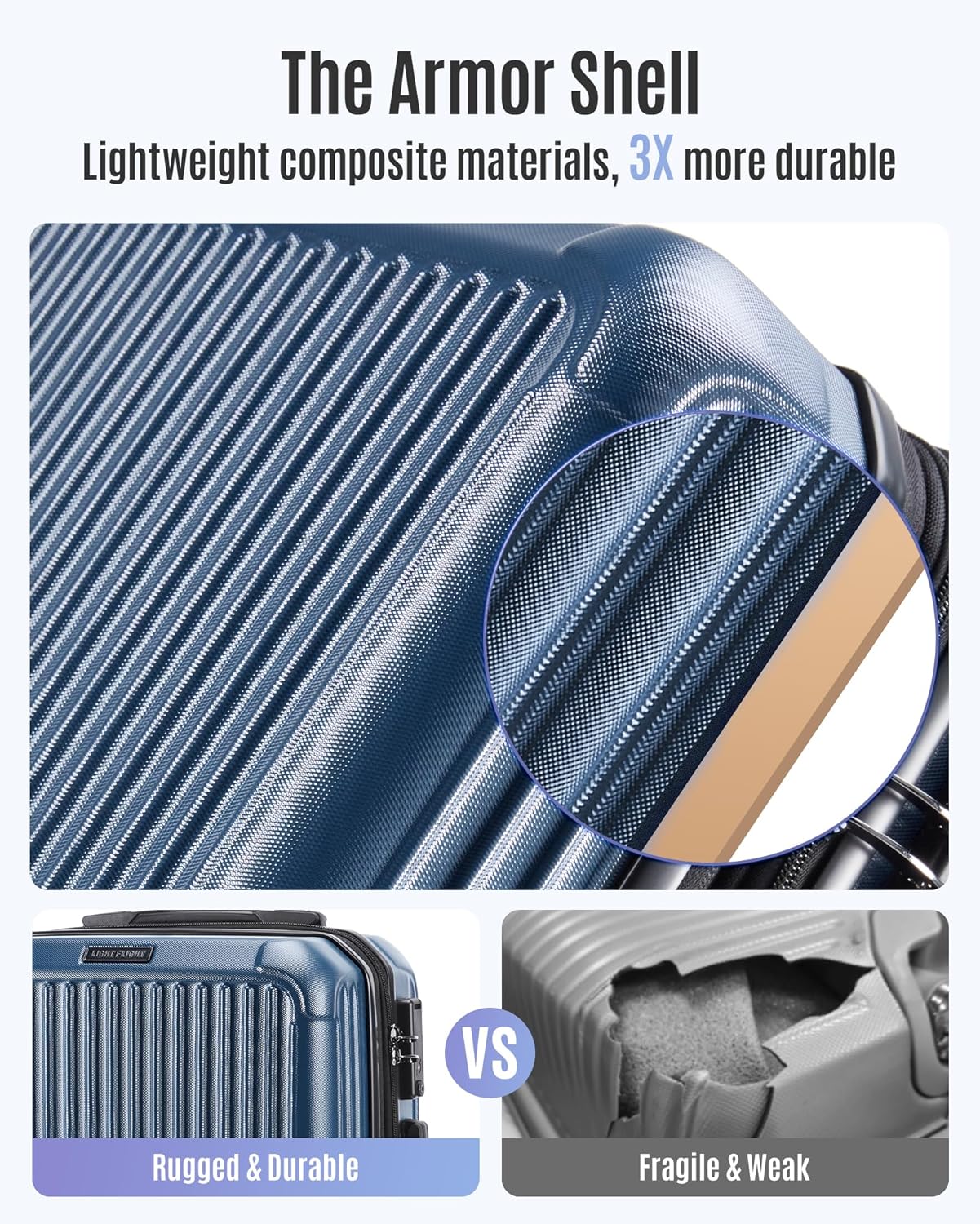 Thumbnail 3 de LIGHT FLIGHT Carry On 22x14x9