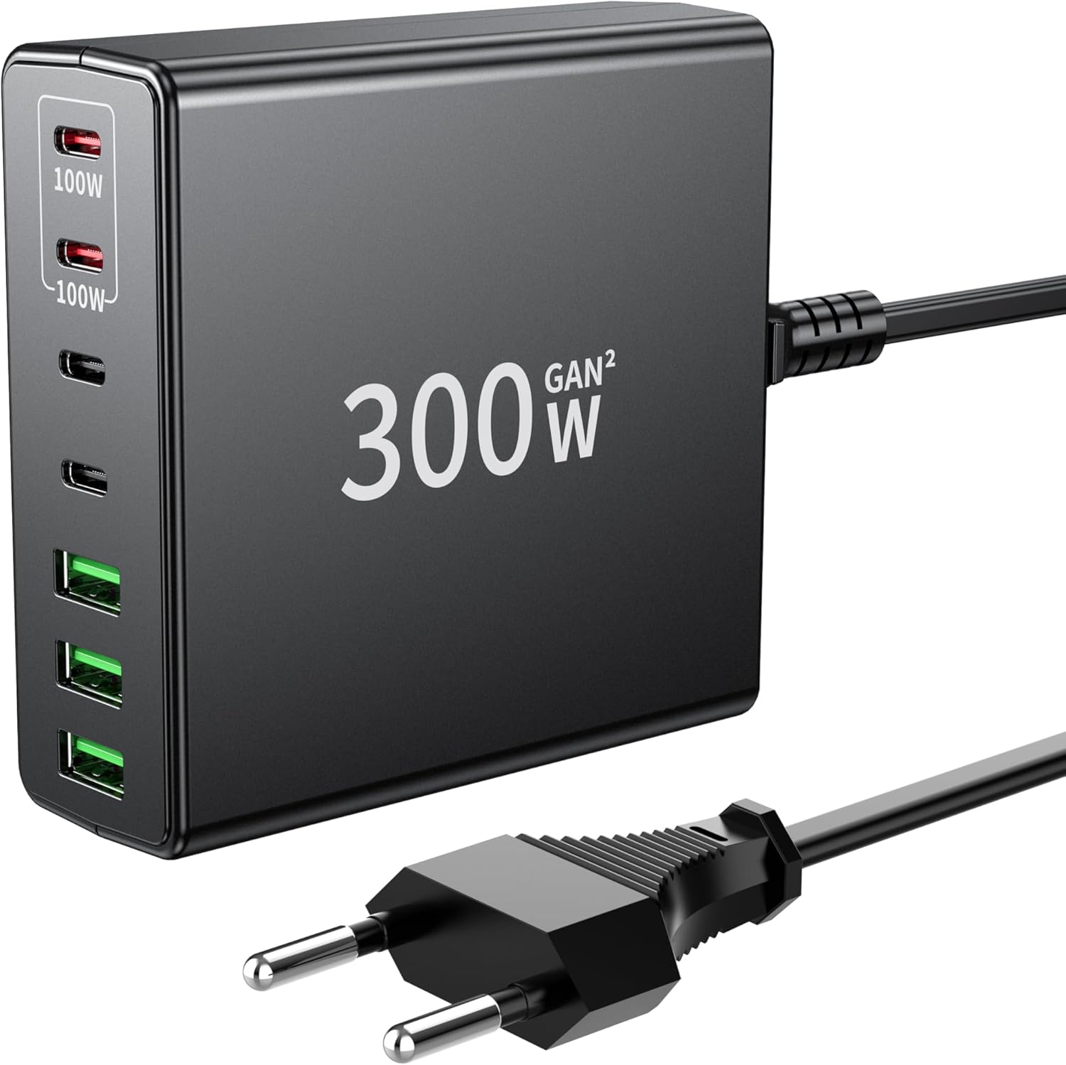 Detalle de FINIBO 300W USB‑C Ladegerät mit 7 Ports