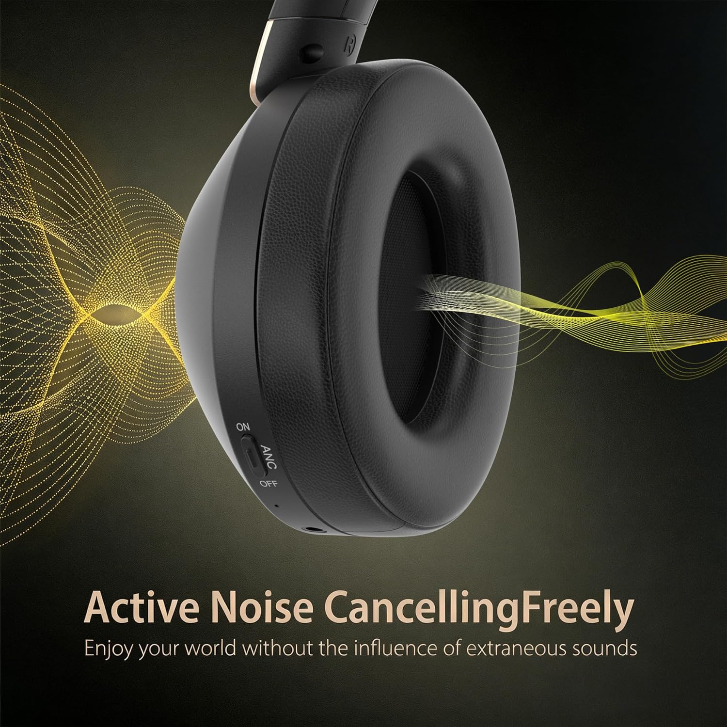 Detalle 2 de Rebocico Active Noise Cancelling Headphones 100H