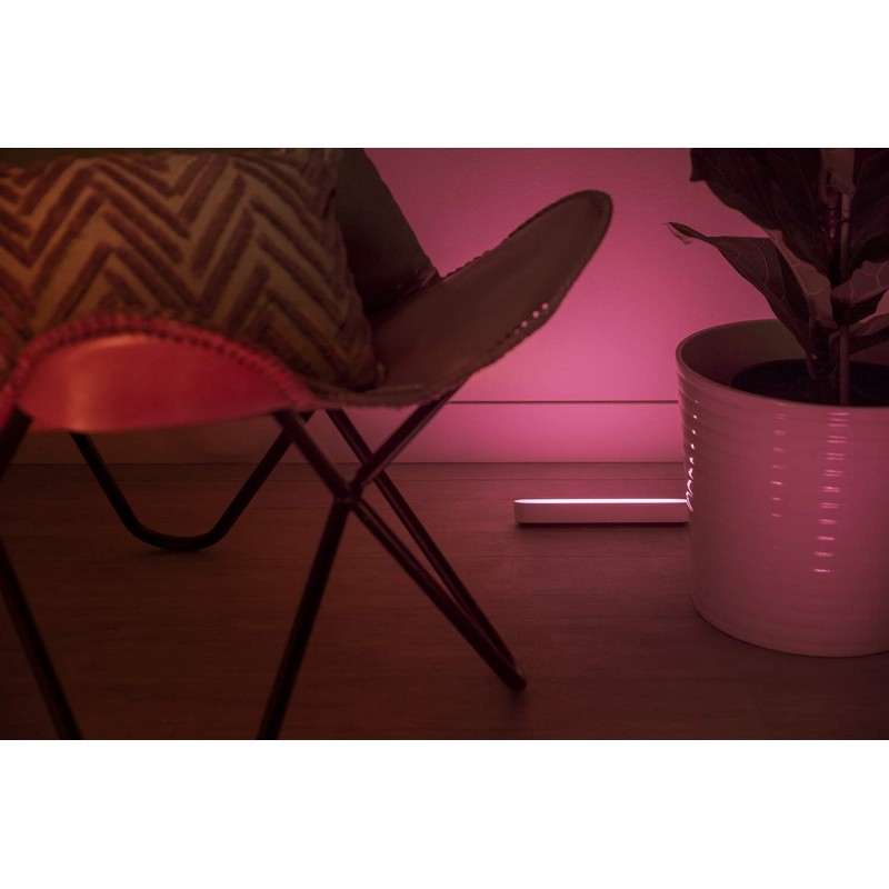 Detalle de Philips Hue Play Pack de 2 Barras de Luz Regulable Blanca + Alimentador