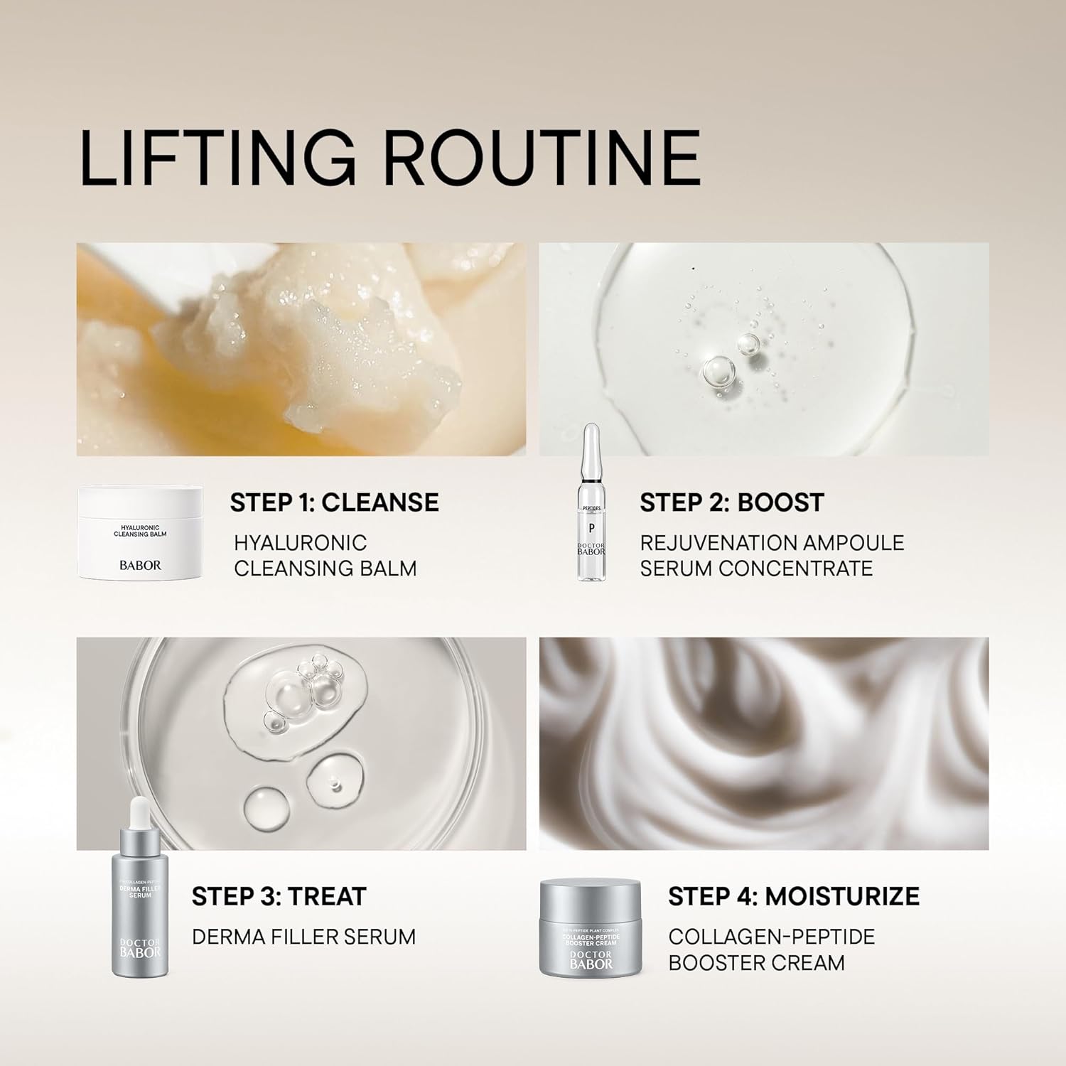 Thumbnail 5 de DOCTOR BABOR Collagen-Peptide Booster Cream: crema viso con peptidi per rassodare e idratare