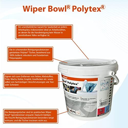 Thumbnail 2 de ZVG zetClean 50130-001 Lingettes nettoyantes pour essuie-glace Polytex Mixte Adulte, Bleu, 25 x 25 cm – 72 pièces