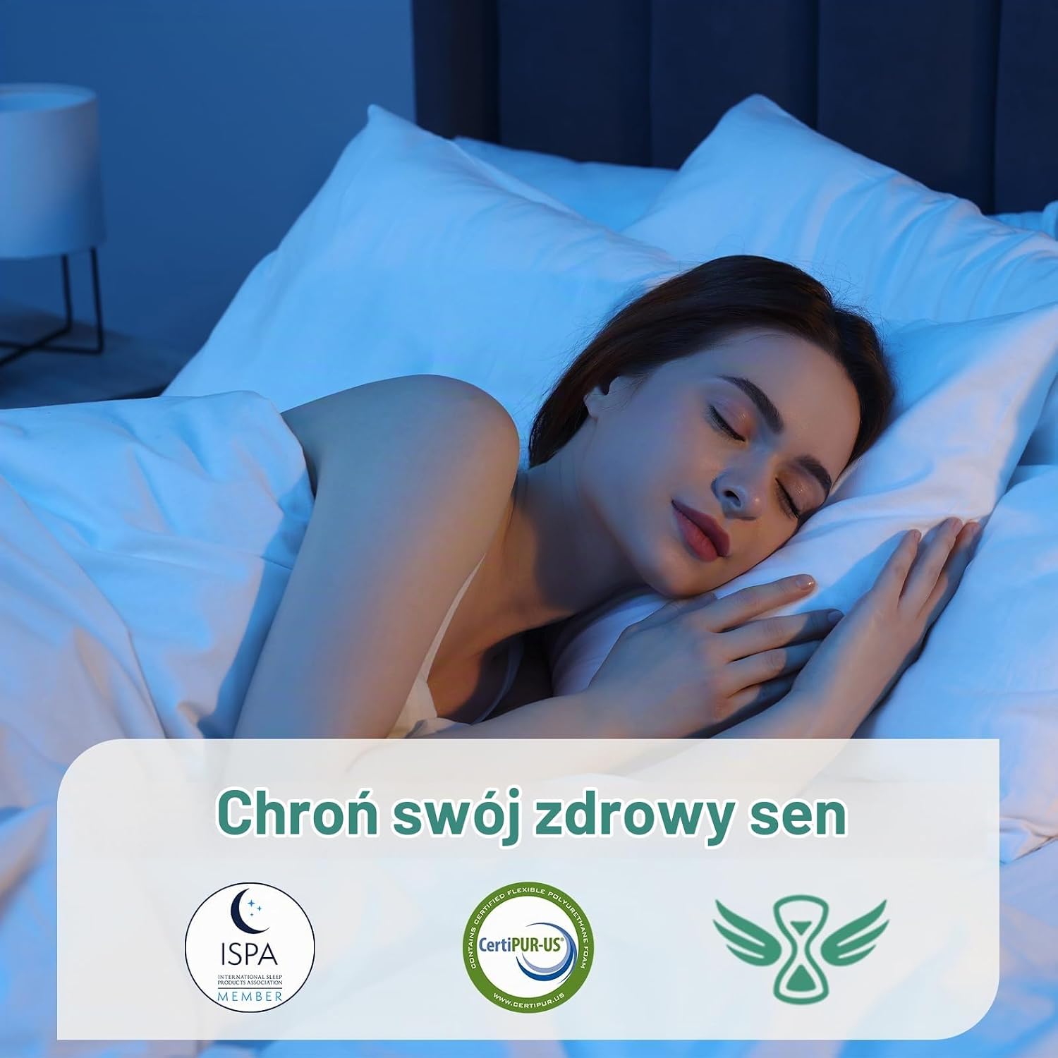 Thumbnail 5 de Novilla materac nawierzchniowy 140 × 190 cm, 7,5 cm, pianka żelowa memory