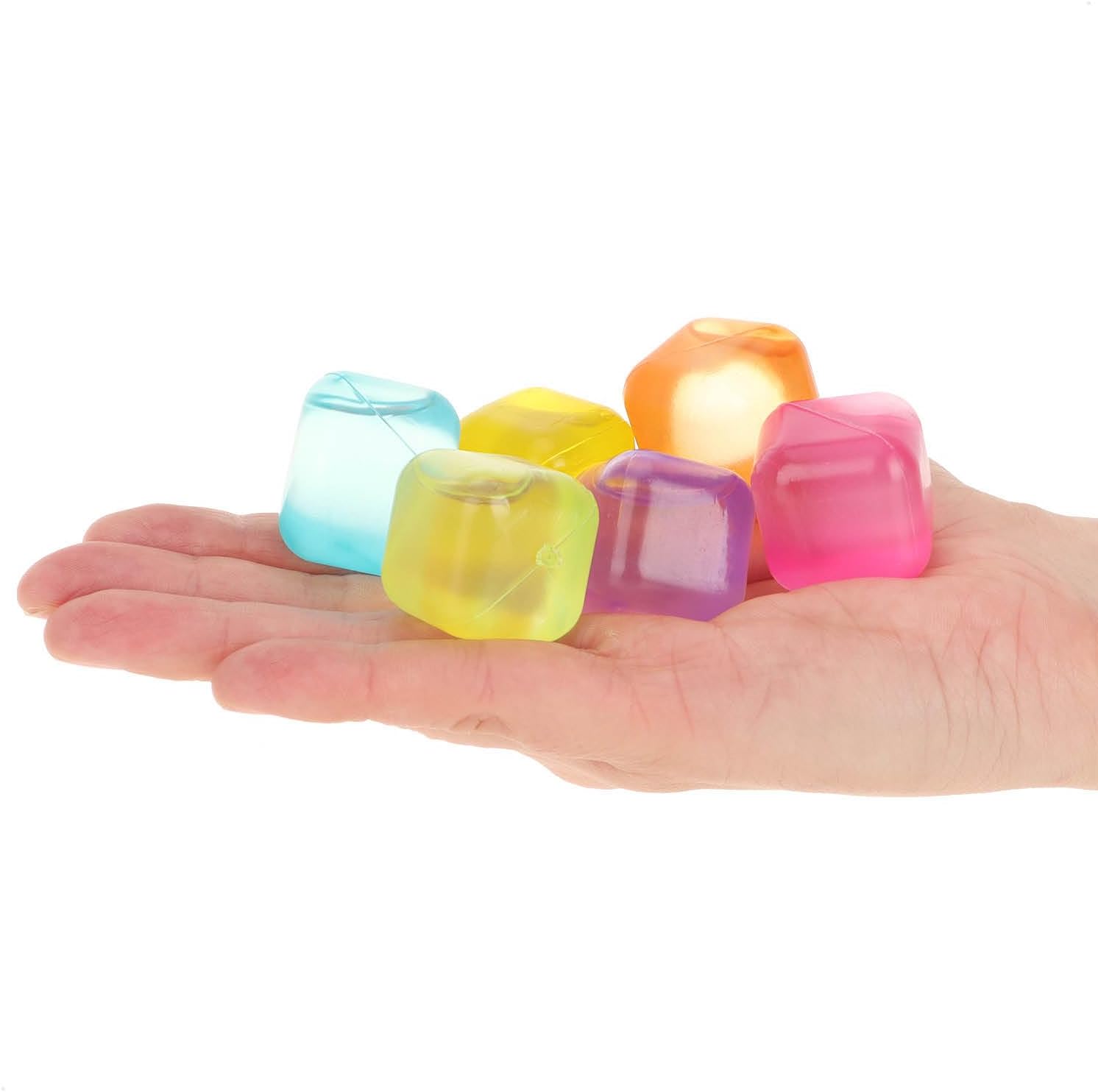 Thumbnail 4 de COM-FOUR® cubetti di ghiaccio riutilizzabili 120x – colori vivaci per feste