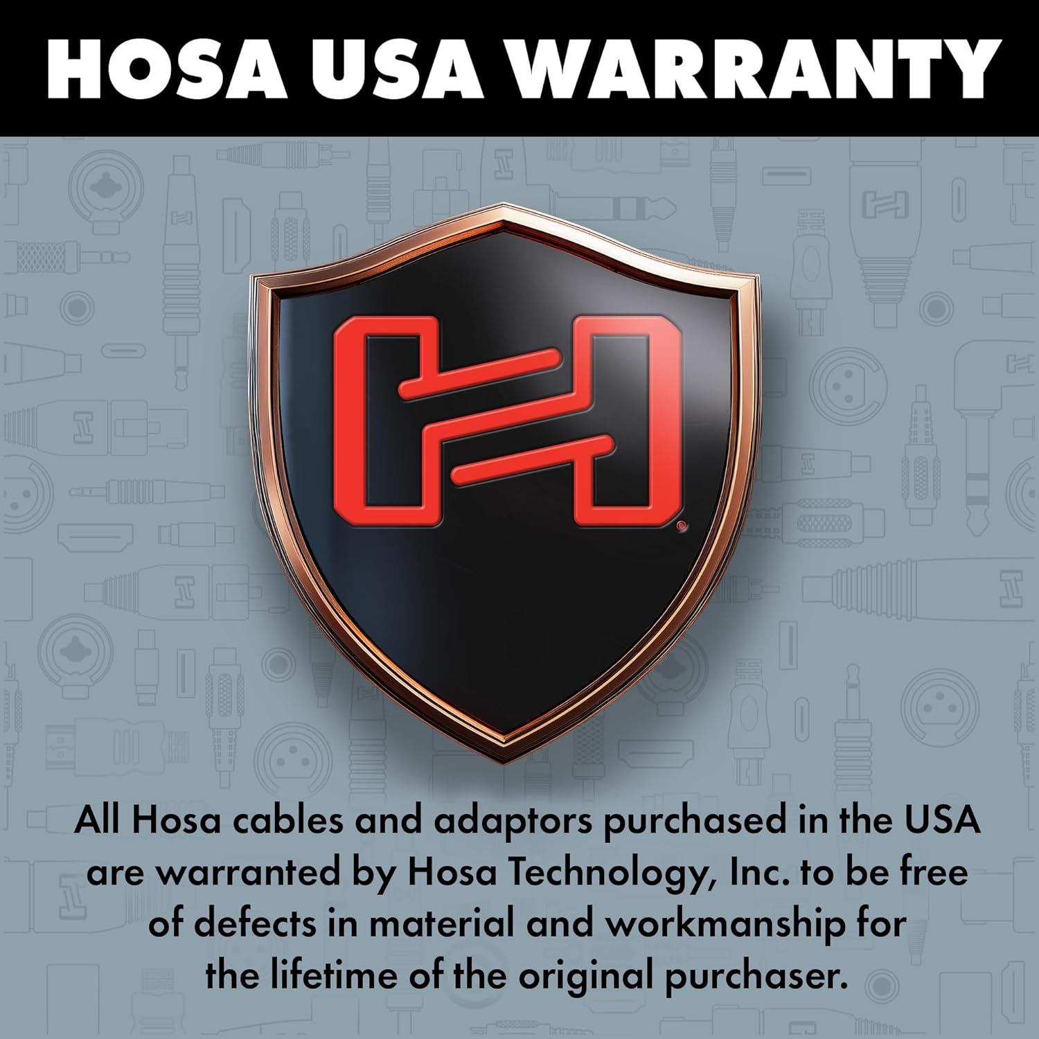 Thumbnail 6 de Hosa HPR-005X2 Unbalanced Interconnect Cable (Dual TS to Dual RCA) — 5 ft