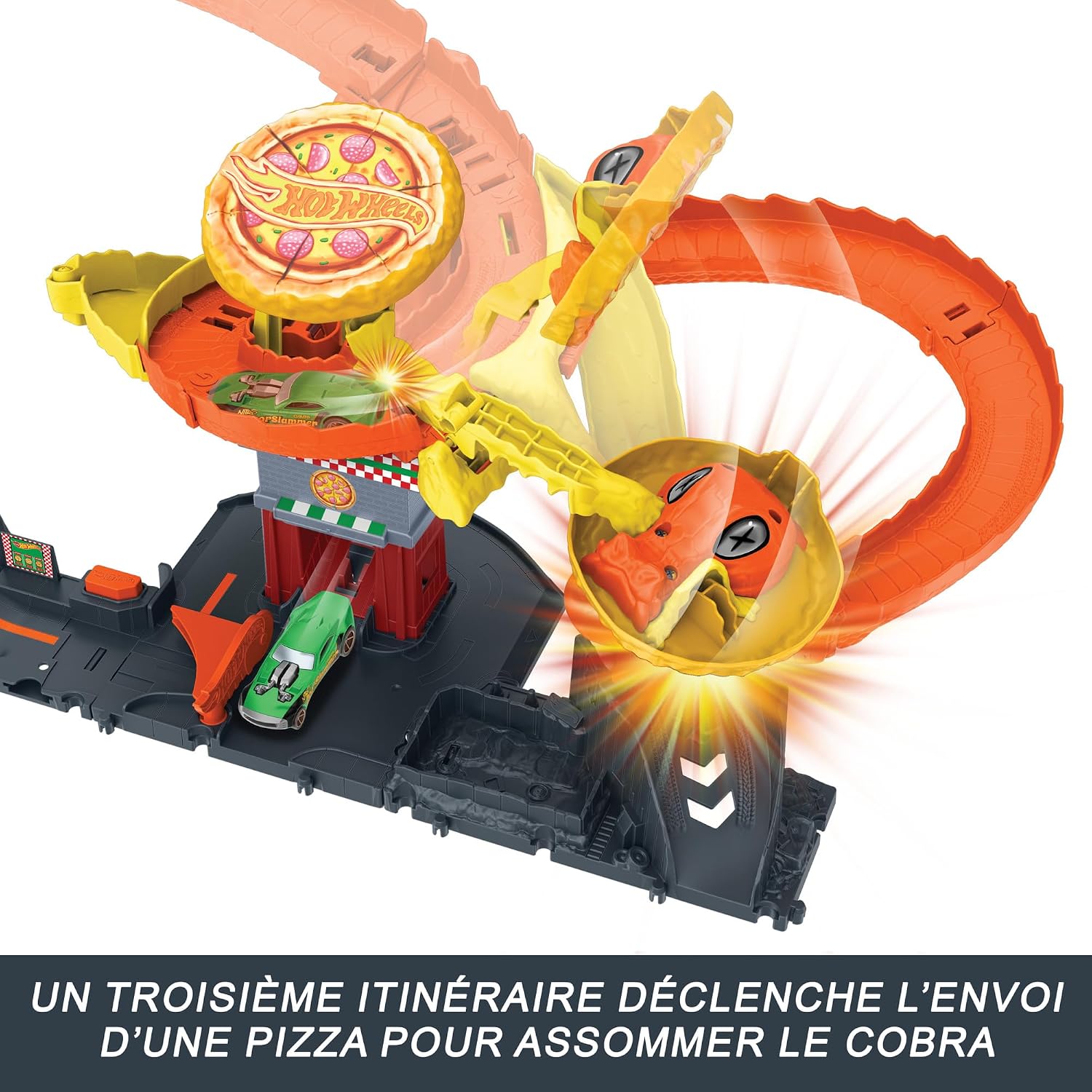 Thumbnail 4 de Hot Wheels L'Attaque Pizzeria Coffret 1/64