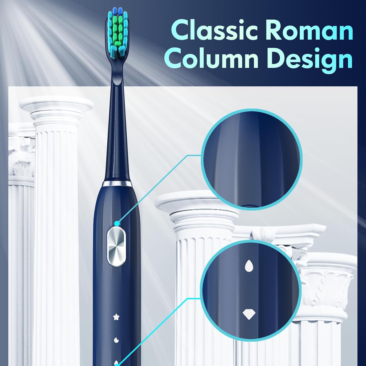 Detalle de Electric Toothbrush Sonic 40000 VPM