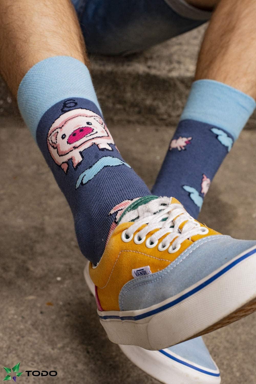 Detalle 2 de TODO Colours Lustige Socken Mehrfarbig