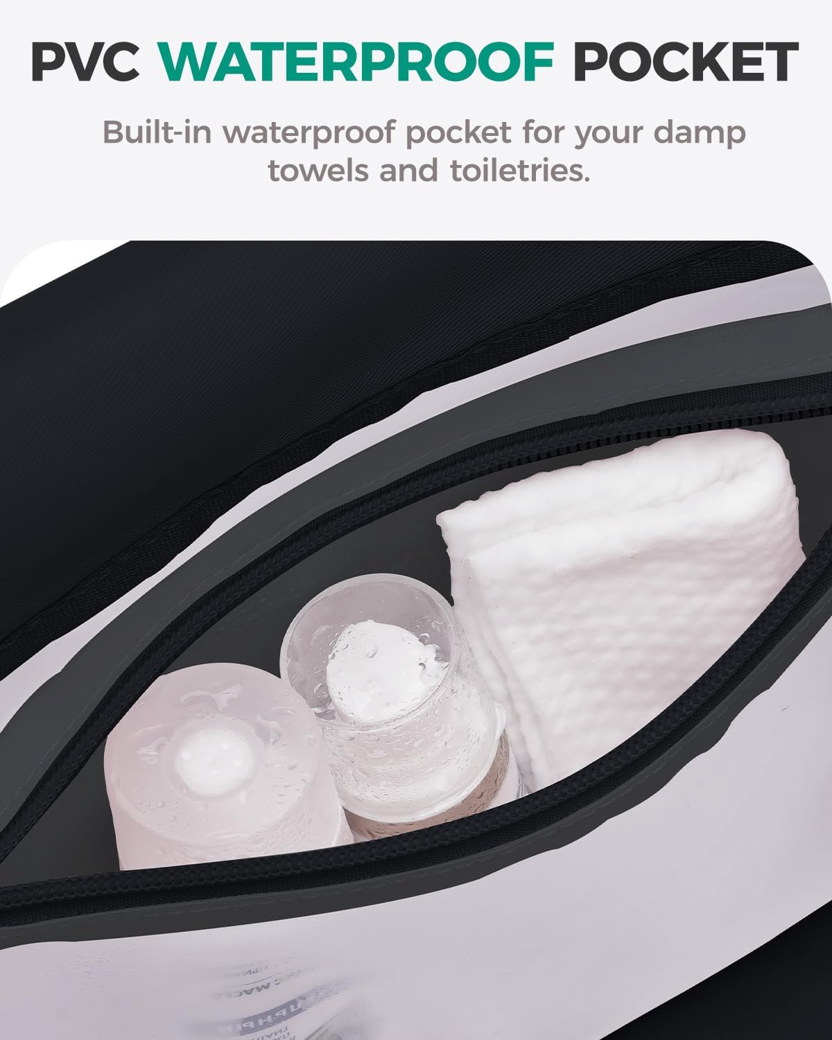 Thumbnail 2 de WANDF Easyjet Underseat Cabin Bag 45x36x20 cm — 32L Wet Pocket, Carry On Duffle for Weekends