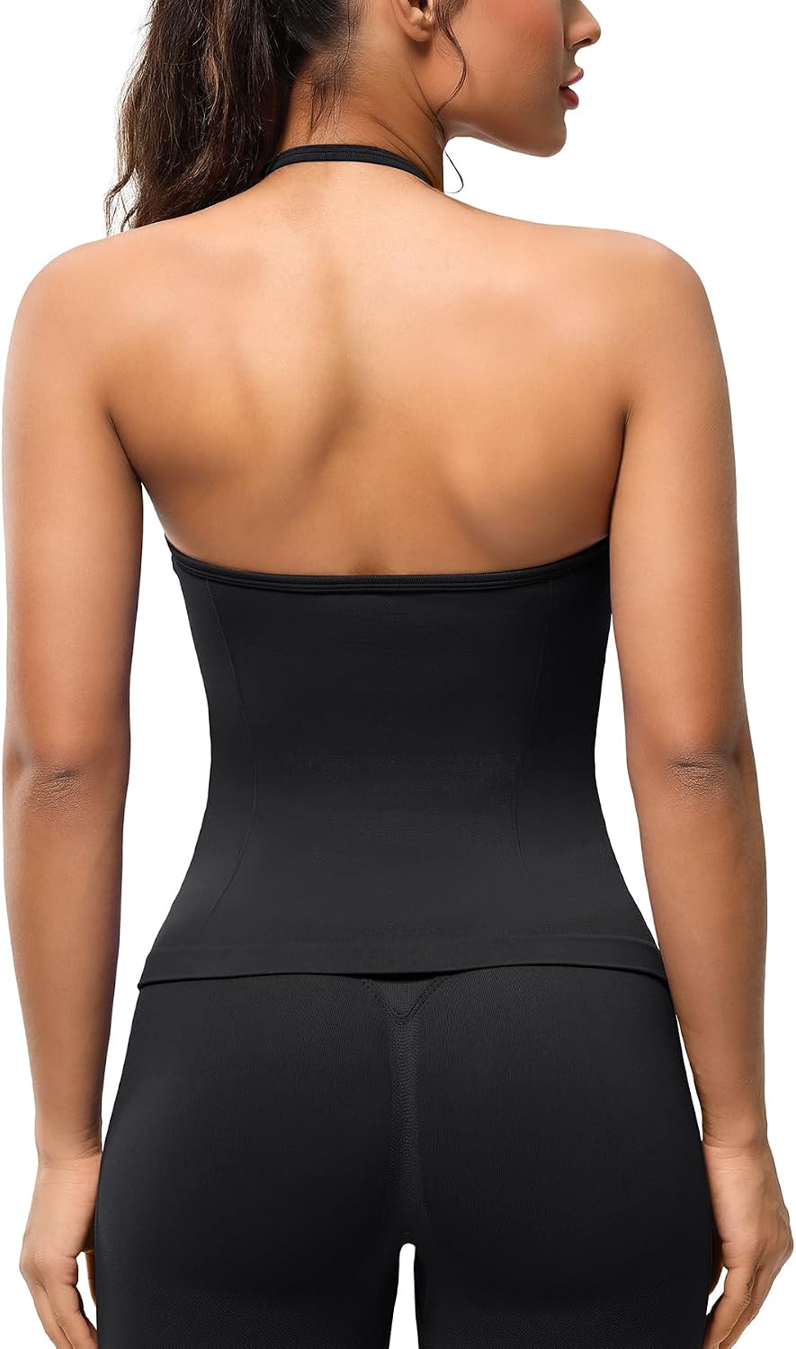 Detalle 1 de TAYOEA Tank Top Damen 90% Nylon V-Ausschnitt