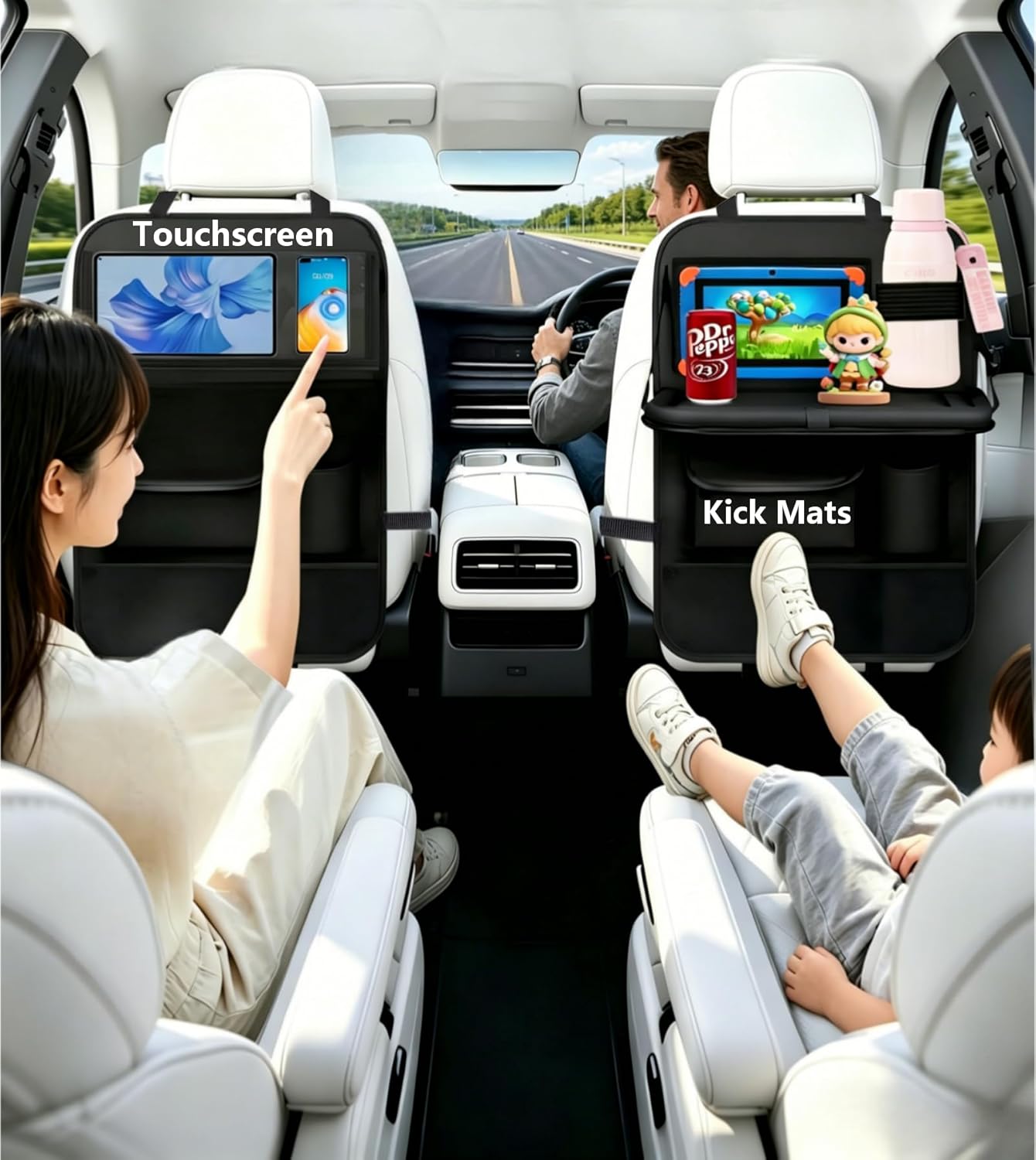 Detalle 2 de TCJJ Car Seat Organiser 2-pack