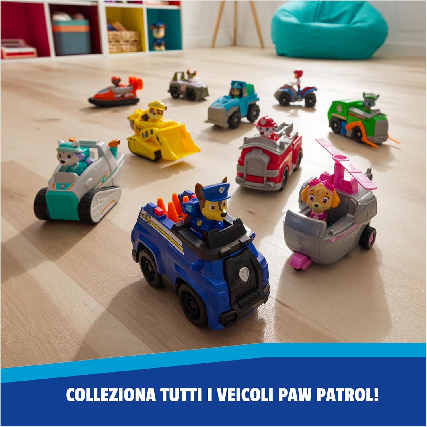 Detalle 2 de Paw Patrol: Camion per il Riciclo di Rocky con Action Figure – Veicolo di Salvataggio per Missioni di Riciclo