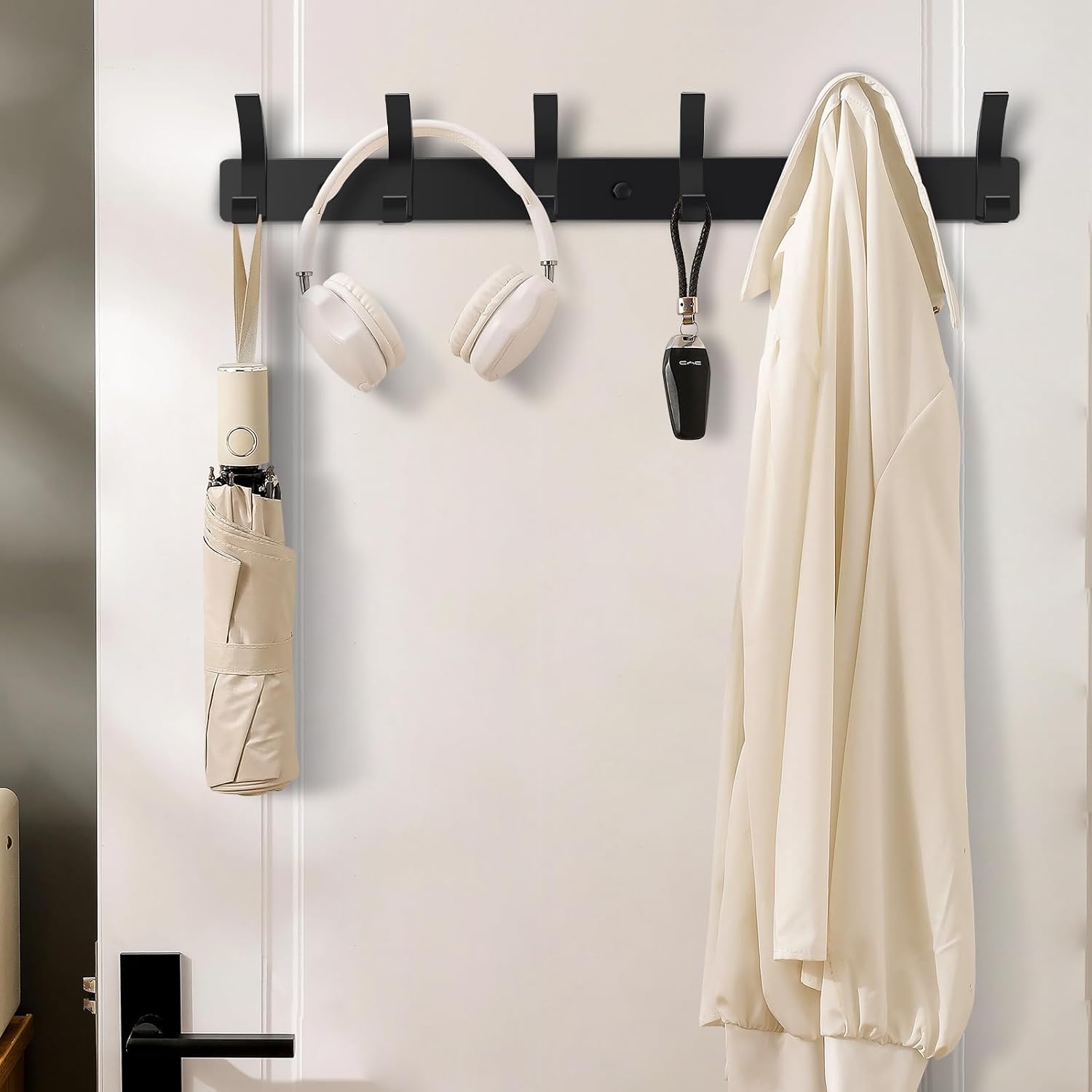 Thumbnail 5 de AUXHCYL Coat Hooks 6-Hook Wall Rack, 2 pack 🪝