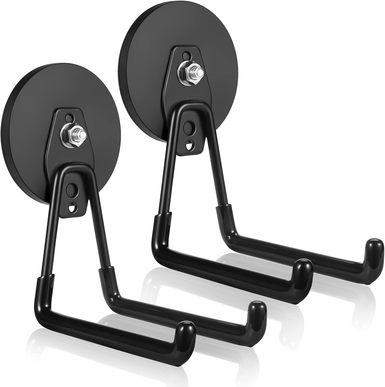 Detalle de ENUODA ENUODA003 Magnetic Double Hooks, 2-Pack with 3.46-Inch Magnet Bases