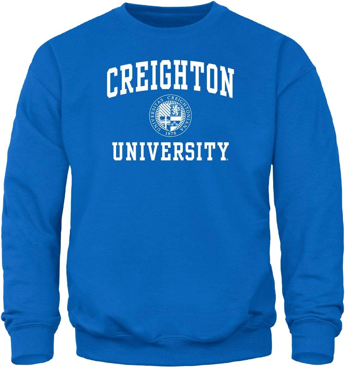 Detalle de Barnesmith Crewneck Sweatshirt for College, Heritage Logo — Unisex