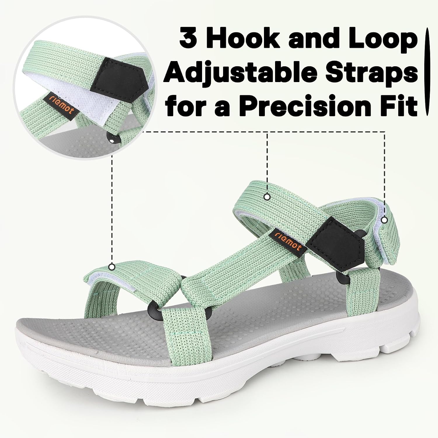Thumbnail 3 de riemot Women's Walking Sandals: Adjustables for everyday comfort