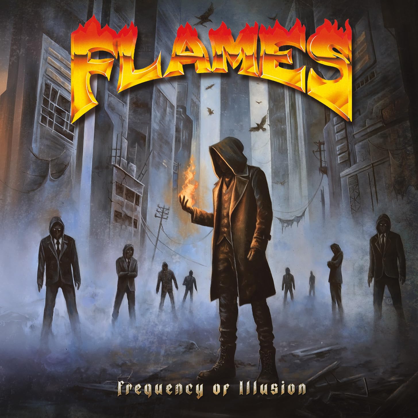 Detalle de Flames Frequency Of Illusion Vinyl Album, 43-Minute Runtime
