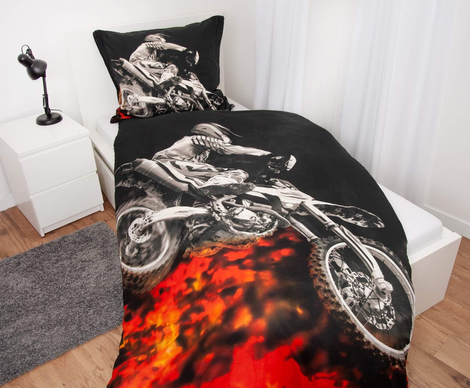 Thumbnail 4 de Herding 4859214050 – Juego de Cama Motocross 🏍️ Multicolor