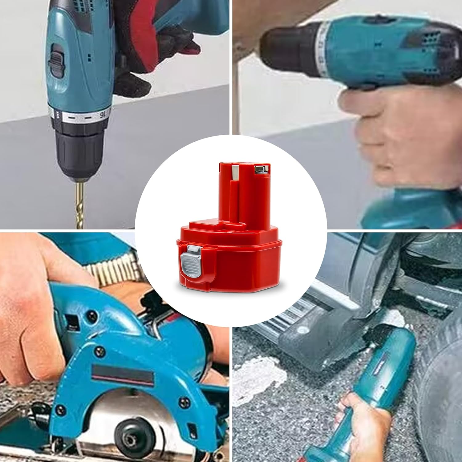 Thumbnail 4 de Powtree Ersatzakku 2er Set 5,0 Ah für Makita 12V