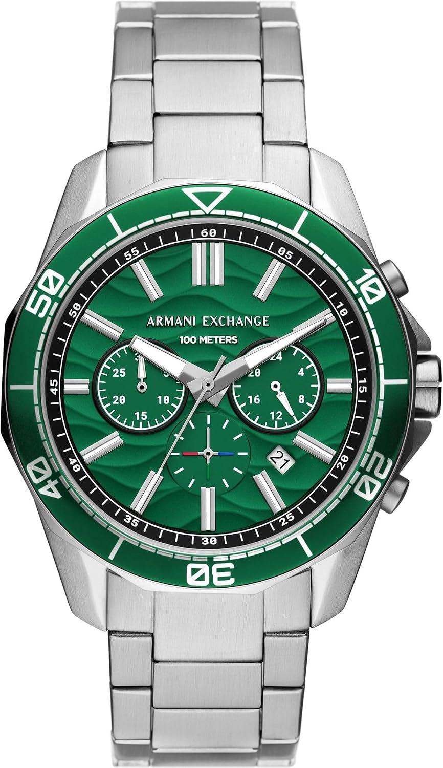 Thumbnail 1 de Armani Exchange Orologio da uomo con cronografo al quarzo, cassa 44 mm e cinturino in acciaio