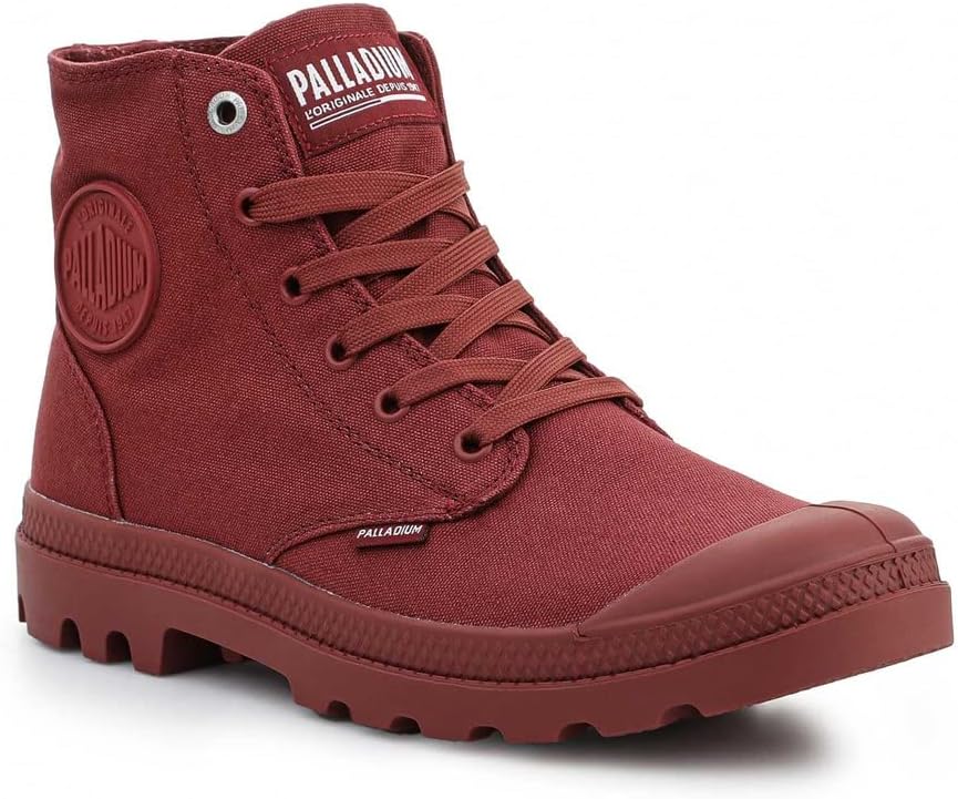 Detalle de Palladium Pampa Hi Mono 73322K76 – Bottes vert olive à lacets