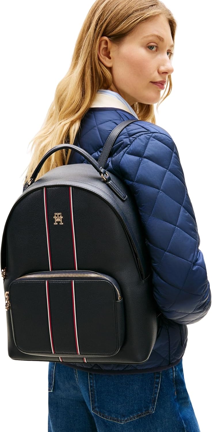 Thumbnail 5 de Tommy Hilfiger Women's TH Daily Backpack Corp AW0AW18851 in Space Blue