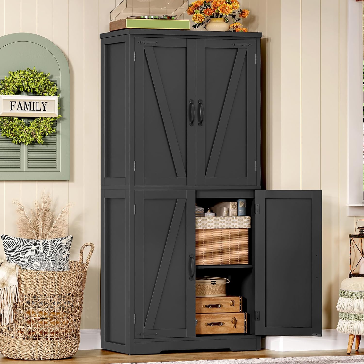 Detalle 1 de TEENFON Storage Cabinet, 58.5-Inch