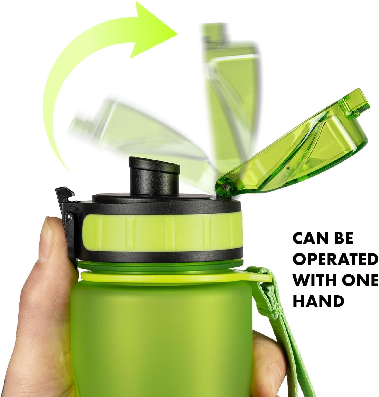 Detalle de Monte Stivo® - Botella infantil sin BPA 600 ml para escuela y deporte
