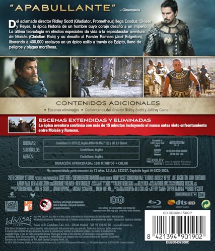 Detalle 2 de Exodus: Dioses y Reyes (Blu-ray) — Ridley Scott en Blu-ray de Divisa Films