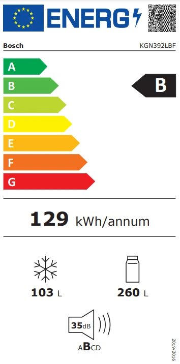 Thumbnail 6 de Bosch KGN392LBF Kühlgefrierkombination B Klasse 🍦