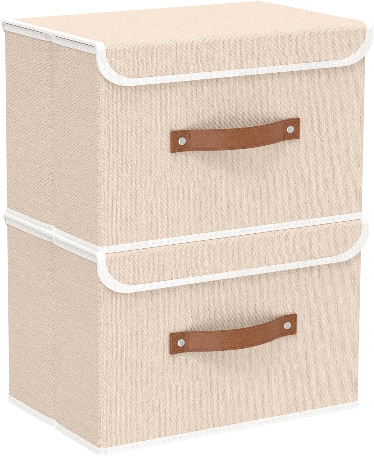 Detalle de Yawinhe Storage box 2 pack, 38x25x25cm